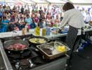 Cookery demonstration at Reading Town Meal